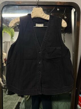 Free people denim vest